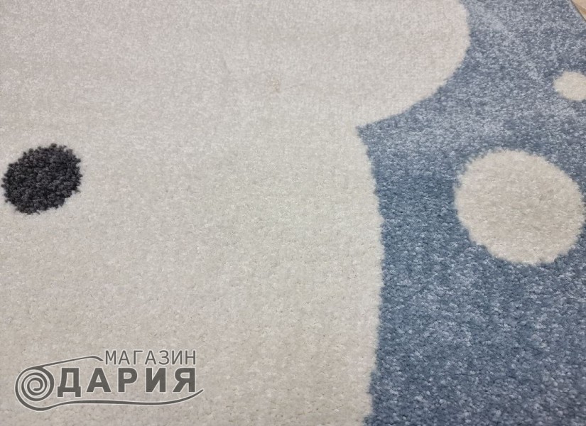 Тъкан килим MAGNOLIA 648 l.blue КРЪГ